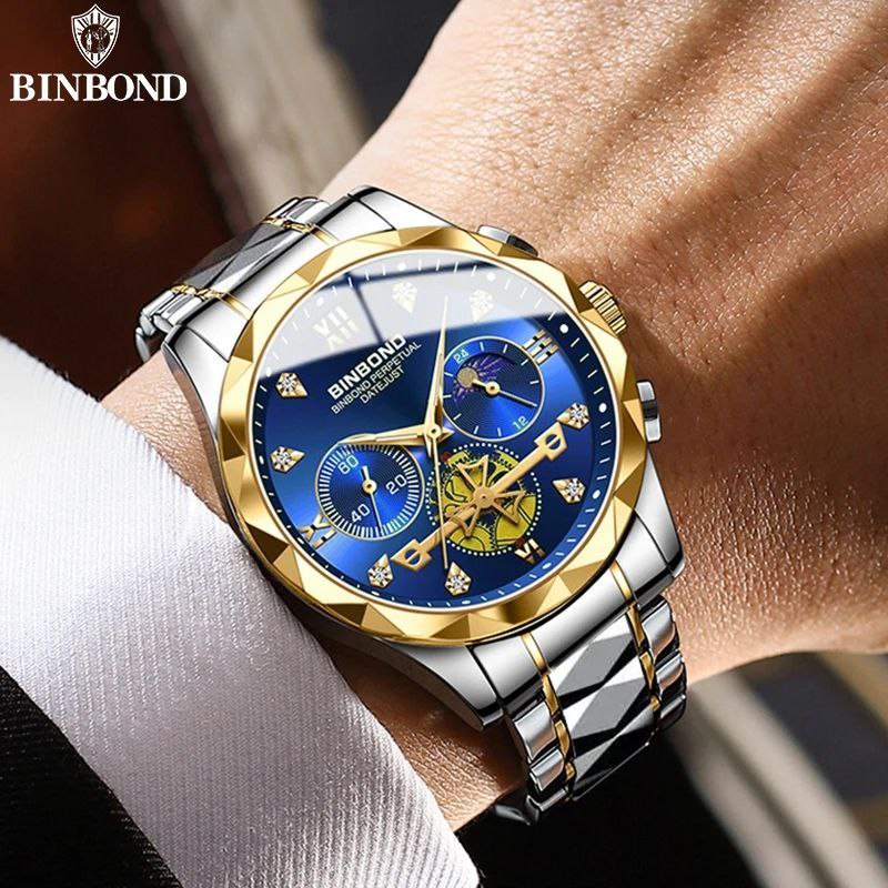 BINBOND B-1236 Men’s Fashion Quartz Watch
